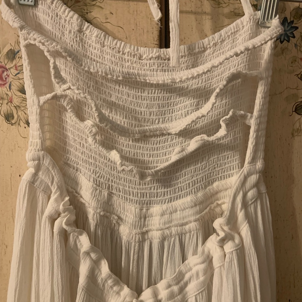 Free People White Strappy Back Maxi Dress - Picture 8 of 15